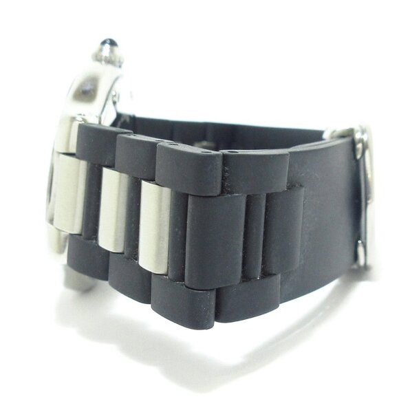 Auth Cartier Must 21 Vantean Autoscaph W10147U2 5****** Black Silver Wrist Watch - Picture 5 of 12